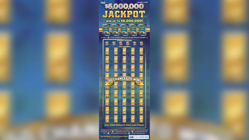 A Michigan man lost out on a 6M jackpot. His losing lottery