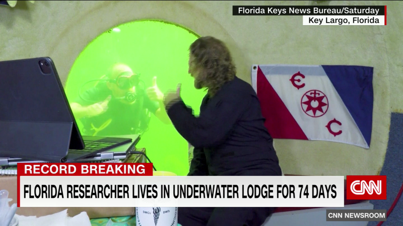 Why one Florida man is living underwater for 100 days in a row | CNN