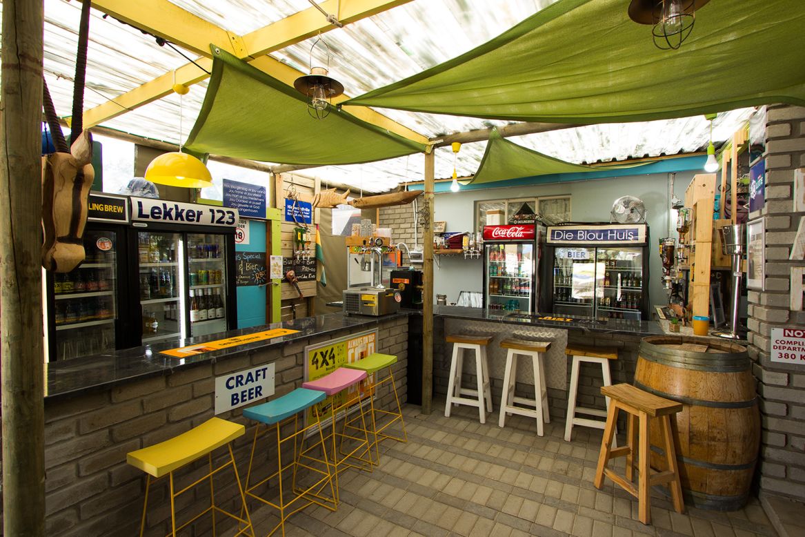 <strong>Dining option: </strong>Blou Huis in Voortrekker Street is a fully licensed restaurant and hangout spot offering self-catering accommodation and live Afrikaans music.