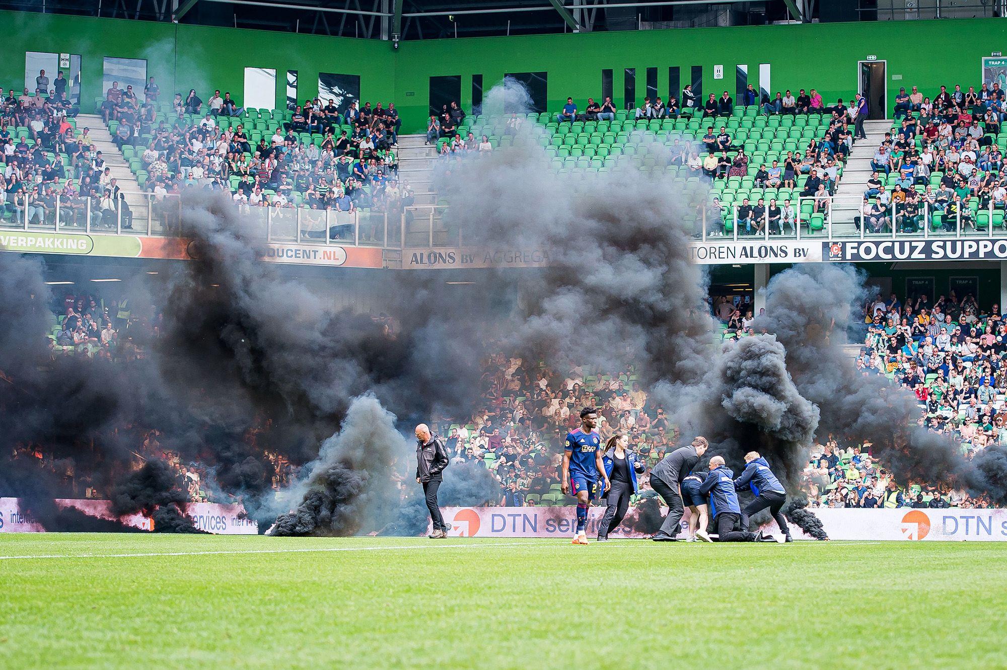 Abandoned Ajax v Feyenoord match set to resume on Wednesday