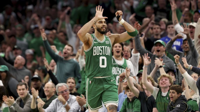 NextImg:'It's a movie. It's a big movie': Jayson Tatum scores a record 51 points in the Boston Celtics' Game 7 win over the Philadelphia 76ers | CNN