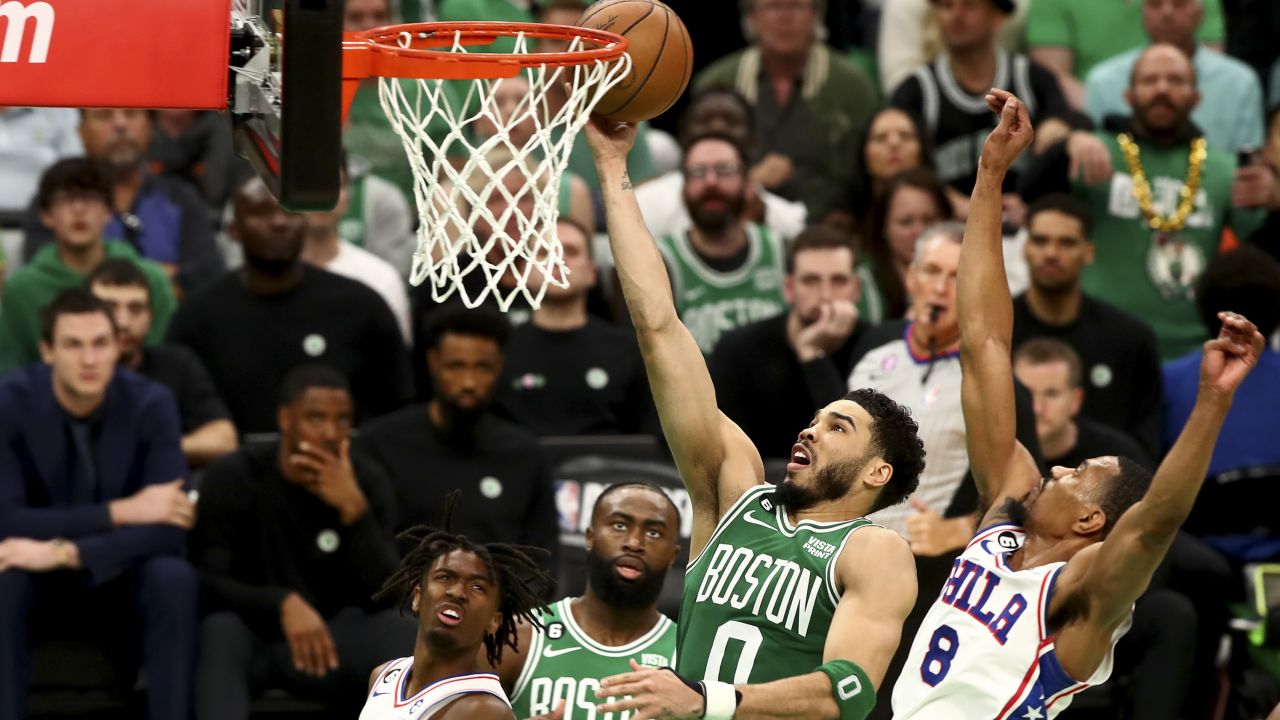 Tatum scored 51 points in a brilliant performance against the Sixers.