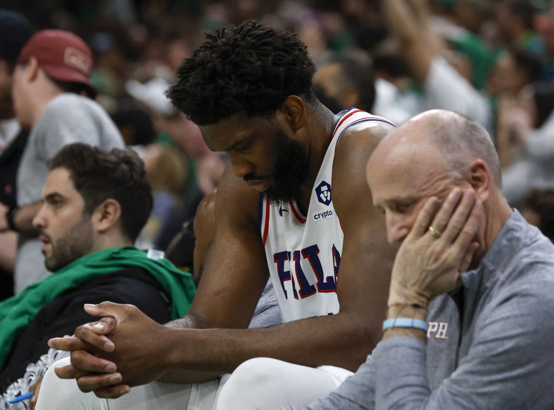 Joel Embiid scored just 15 points in Game 7 against the Celtics.