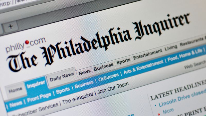 NextImg:Apparent cyberattack forces Philadelphia Inquirer office to close ahead of mayoral primary | CNN Business