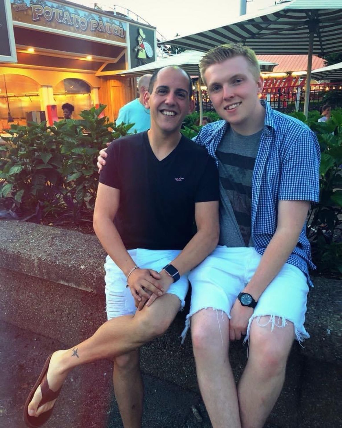 <strong>New adventures: </strong>After just over a year of long distance, John and Hunter moved in together and both moved to Detroit. "It was an adjustment," says Hunter. "But I think overall, it was more of an adventure."