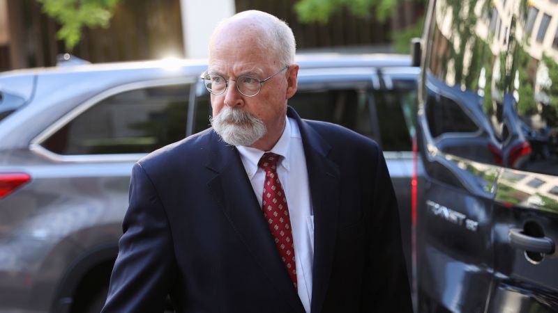 NextImg:Durham to testify publicly on Capitol Hill Wednesday after closed-door meeting Tuesday | CNN Politics