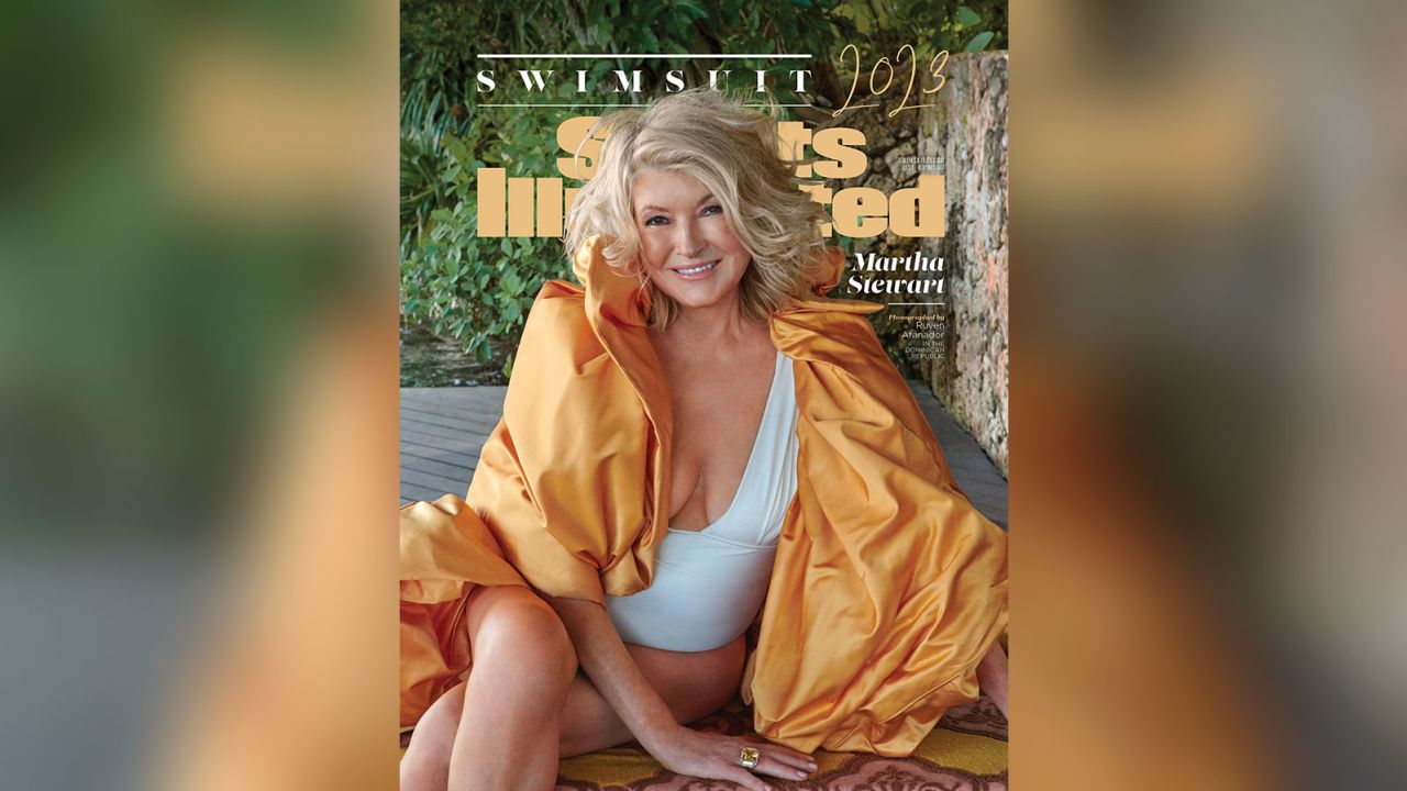 Martha Stewart is seen on the cover of one of Sports Illustrated's swim suit ediition, available on newsstands May 18.