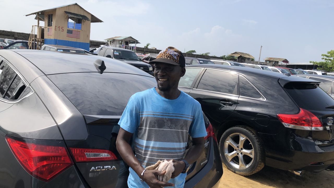 Abdul Koura is a car dealer at Fifa Park car lot.