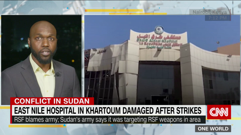 Hospital damaged in Khartoum after strikes | CNN