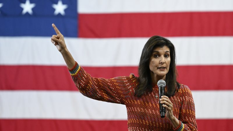 NextImg:Haley's financial disclosure report shows lucrative speaking engagements | CNN Politics
