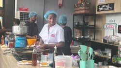 Nigerian chef, Hilda Bassey, cooks for 100 hours in attempt to set world record.
