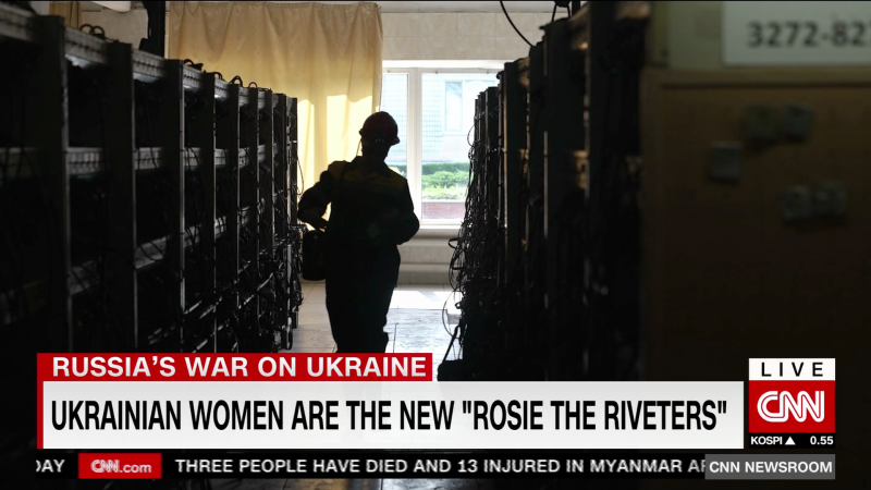 Women miners stand in for conscripted men in Ukraine | CNN