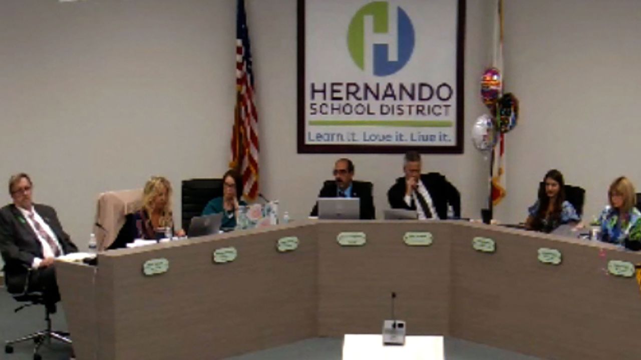 Jenna Barbee addressed the issue at a Hernando County school board meeting last week.