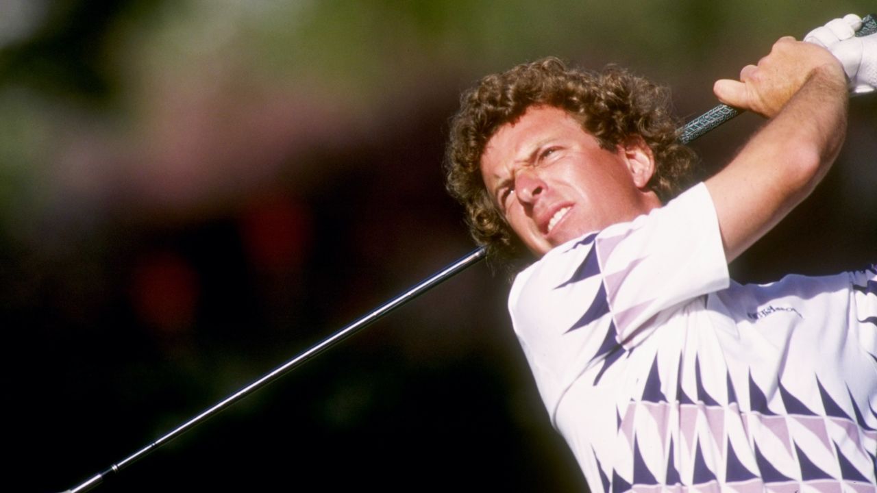 Clampett, pictured in 1992, had played with Daly on the PGA Tour.