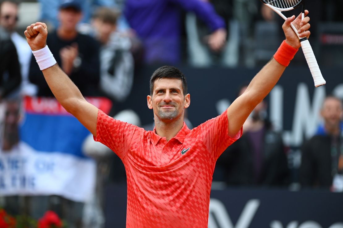 Novak Djokovic wasn't happy after Cameron Norrie hit the back of