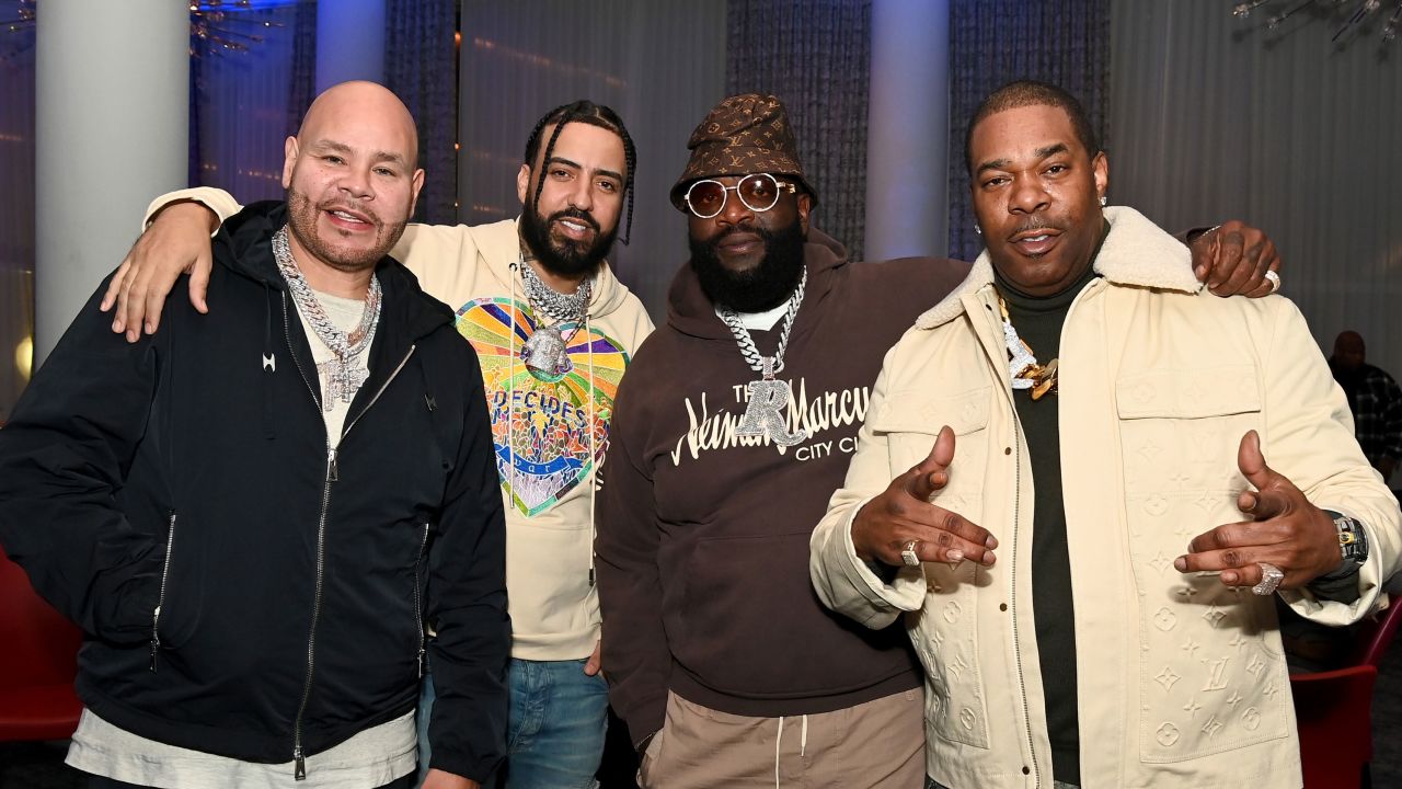 Fat Joe, French Montana, Rick Ross and Busta Rhymes performed at a Power to the Patients event in support of health care price transparency in Washington, DC, in April.
