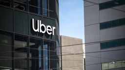 Централен офис на Uber в Сан Франциско, Калифорния, САЩ, в четвъртък, 27 април 2023 г. Очаква се Uber Technologies Inc. да публикува данни за печалбите на 2 май. class=
