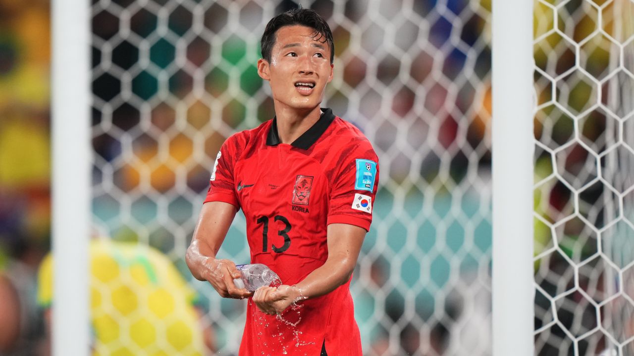 Son Junho of South Korea during the FIFA World Cup Qatar 2022 match, round of 16, between Brazil and South Korea played at  Stadium 974 on Dec 5, 2022 in Doha, Qatar. (Photo by Bagu Blanco / Pressinphoto / Icon Sport)