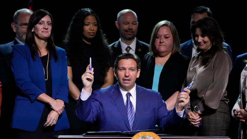DeSantis signs into law restrictions on trans Floridians’ access to treatments and bathrooms | CNN Politics