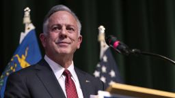 Clark County Sheriff and Nevada Gov.-elect Joe Lombardo gives a victory speech during a news conference on Nov. 14, 2022, in Las Vegas. Lombardo ran against incumbent Nevada Gov. Steve Sisolak.