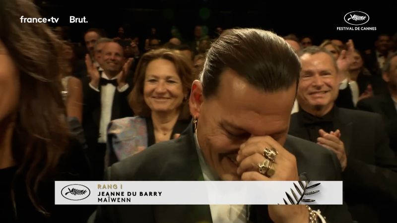 Johnny Depp moved to tears by standing ovation at Cannes Film Festival | CNN