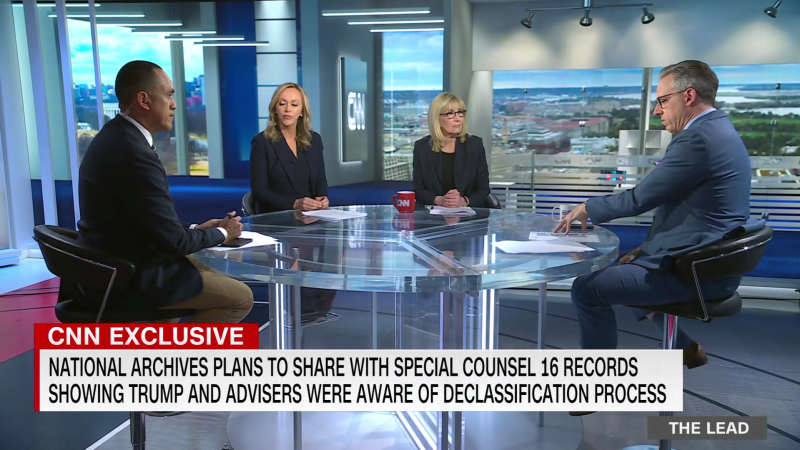 CNN Exclusive: The National Archives plans to share with special counsel 16 records showing Trump and his advisers were aware of the declassification process for documents | CNN