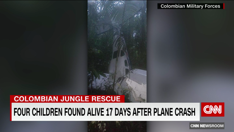 Four children found alive 17 days after plane crash in Colombian jungle | CNN