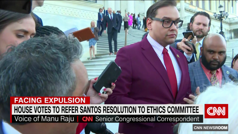 House votes to refer resolution to expel Santos to Ethics Committee | CNN