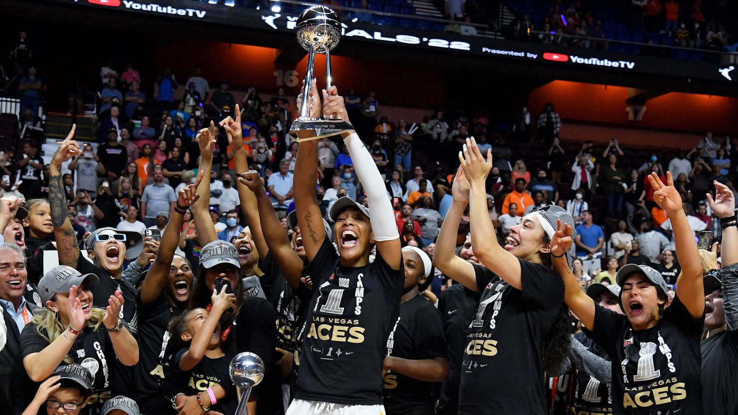 The Las Vegas Aces won the 2022 WNBA.