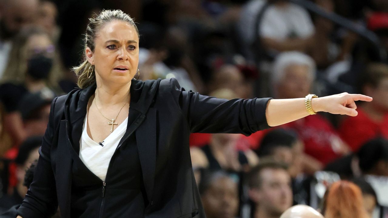 Las Vegas Aces head coach Becky Hammon has been suspended for the opening two games.