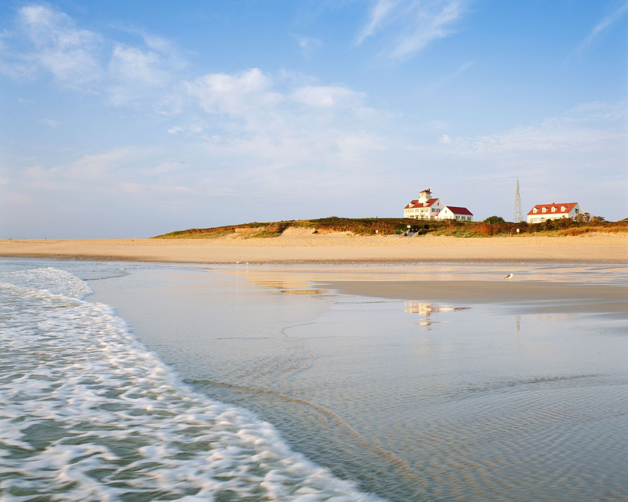 <strong>10. Coast Guard Beach, Cape Cod, Massachusetts:</strong> An old Coast Guard station still sits atop the bluffs at the No. 10 beach.