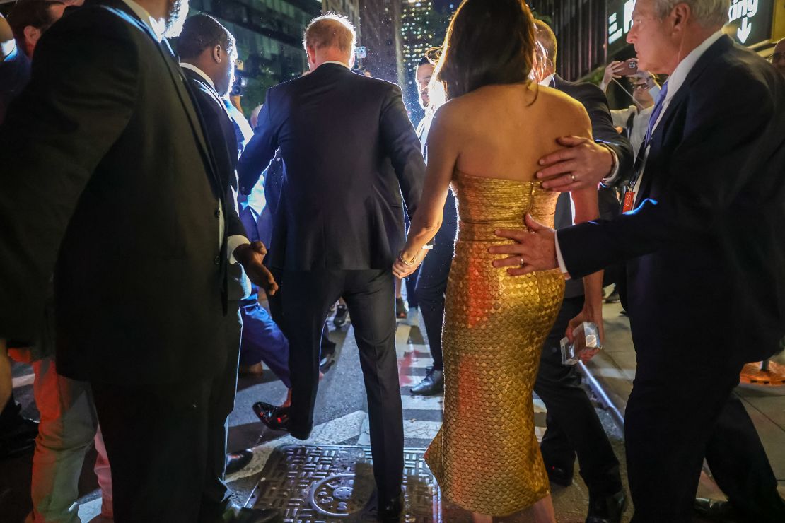 The Sussexes were in New York for the Women of Vision Gala at Ziegfeld Ballroom on Tuesday night.