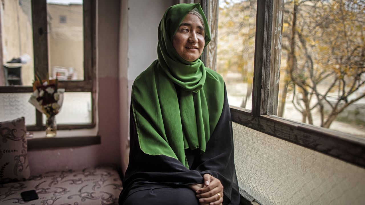 Fatima Amiri, 18, lost her left eye in a suicide bomb attack on her academy in Kabul last September, while students were taking a practice university exam. "We know the Taliban cannot protect us," she said.