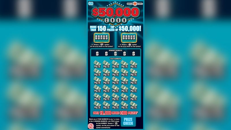 NextImg:Pennsylvania man wins $50,000 lottery prize in Maryland for a second time in 2 months | CNN