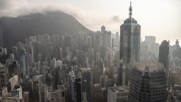 A general view of Hong Kong island. (Photo by Vernon Yuen/NurPhoto)