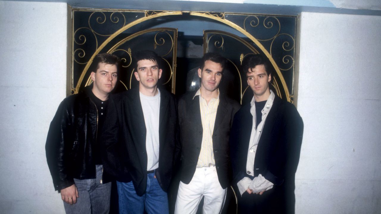 The Smiths -- Andy Rourke, Mike Joyce, Morrissey and Johnny Marr -- in March 1987