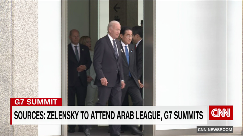 Ukrainian President Zelensky will attend G7 meeting in person | CNN