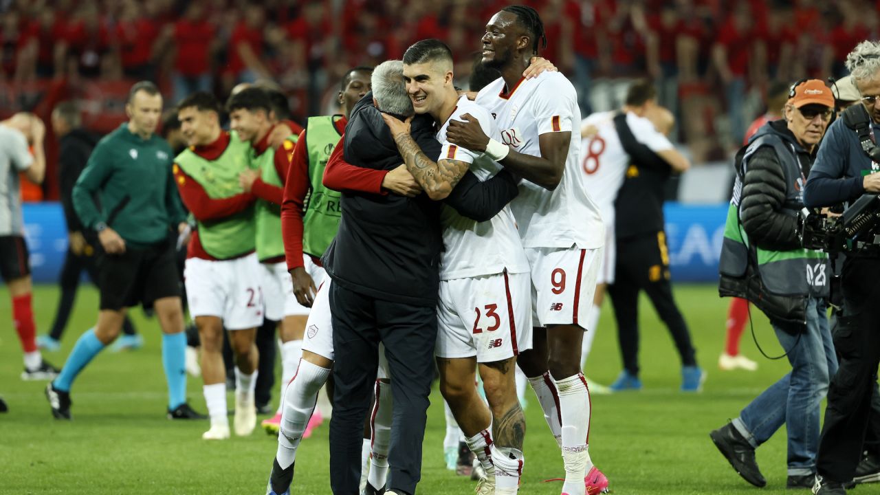 Roma reached the Europa League following a 1-0 victory on aggregate against Bayer Leverkusen.