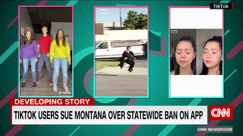 TikTok Users Sue Montana Over Statewide Ban Of App | CNN