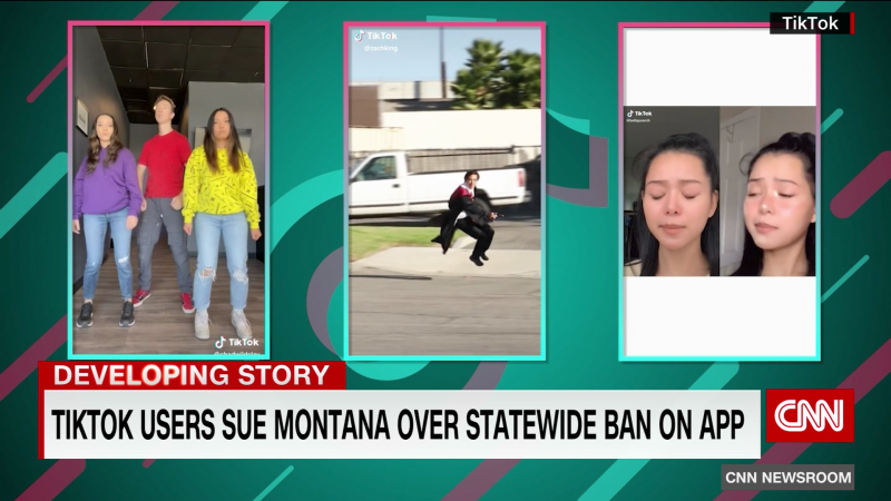 TikTok users sue Montana over statewide ban of app | CNN