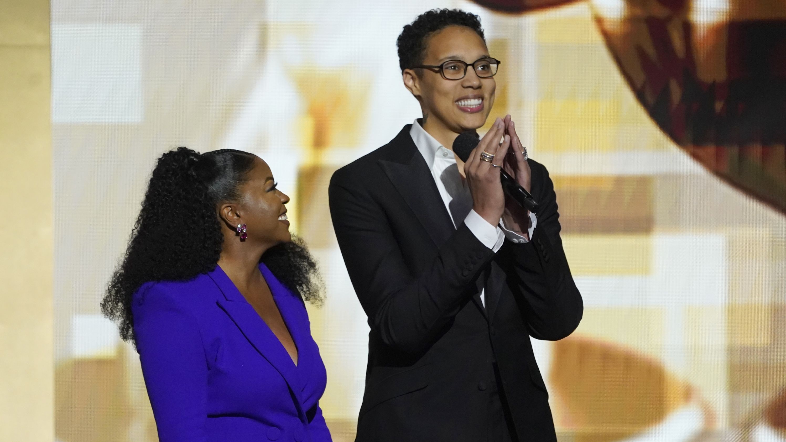 Griner makes a <a href="index.php?page=&url=https%3A%2F%2Fwww.cnn.com%2Fvideos%2Fus%2F2023%2F02%2F26%2Fbrittney-griner-naacp-image-awards-speech-russia-ukraine-prisoners-cp-orig-kj.cnn" target="_blank">surprise appearance</a> at the NAACP Image Awards in February 2023. She received a standing ovation as she took the stage.