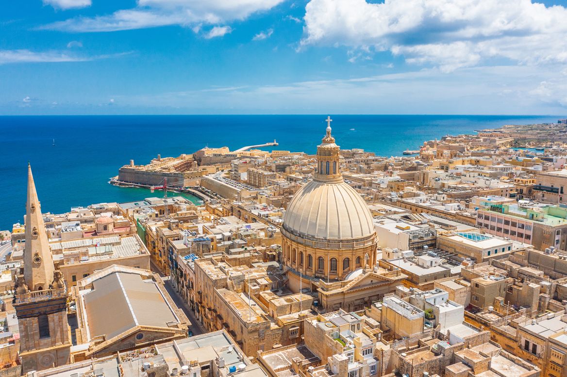 <strong>Maltese dream: </strong>Valletta, the elegant capital of Malta, should be your first stop.