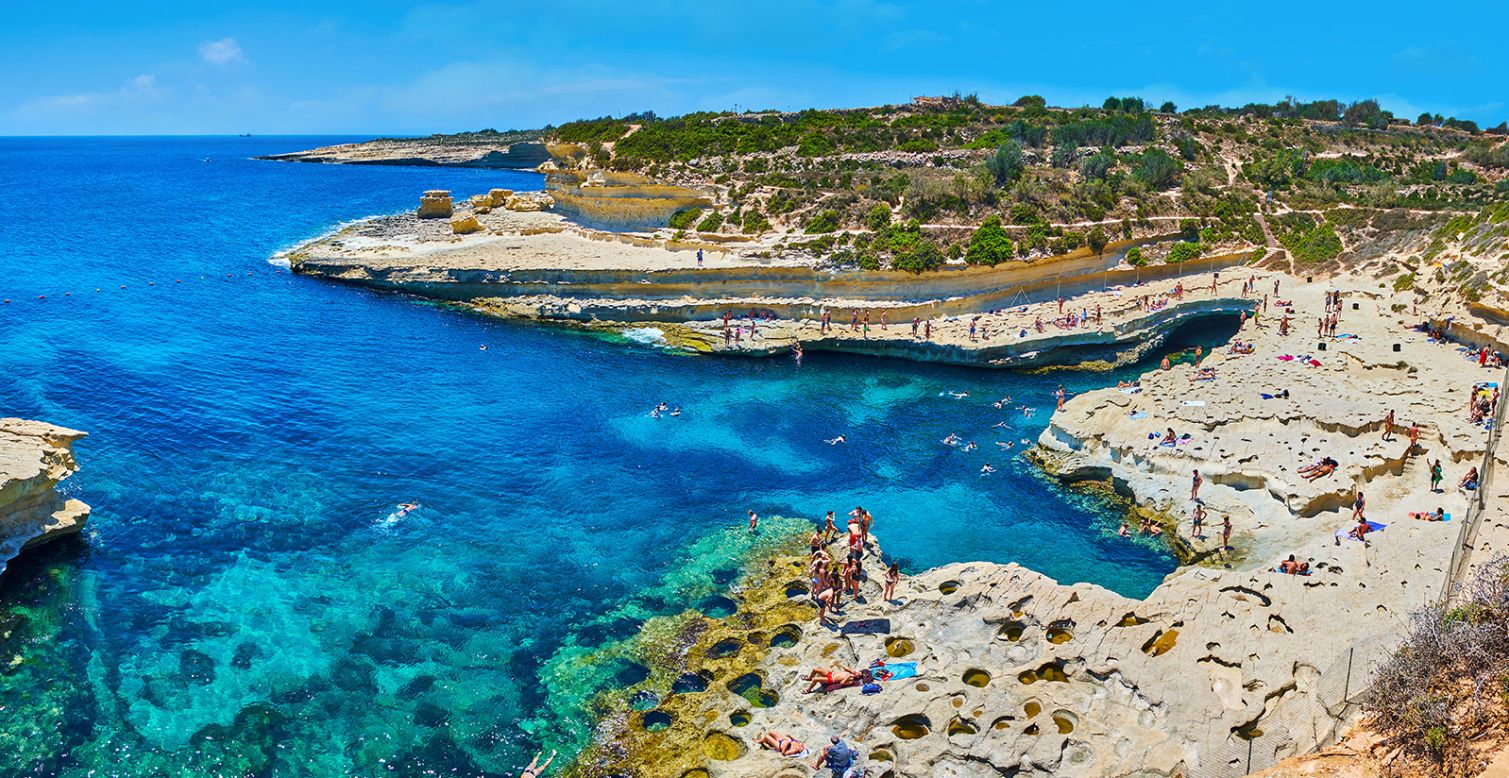 <strong>Seeing the sea: </strong>Malta's coastline is one of the most unspoilt in the Mediterranean.