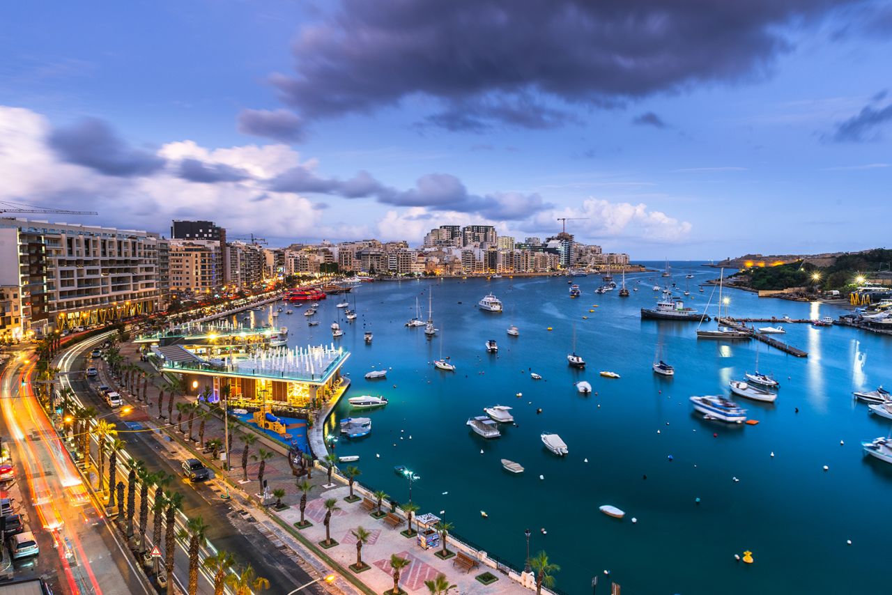 <strong>On the up: </strong>Sliema is the fast-growing commercial heart of Malta.