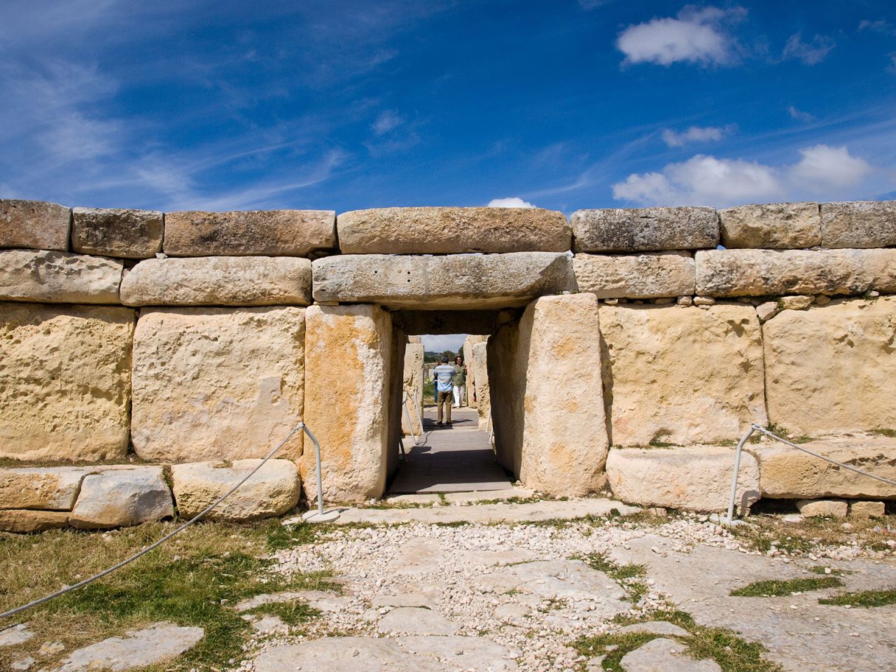 Hagar Qim is one of Malta's spectacular megalithic temples.