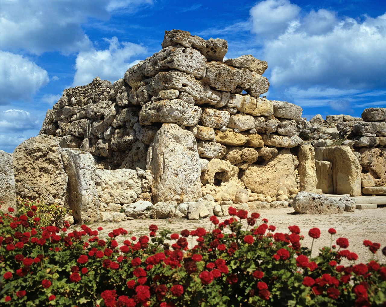 Ġgantija is a 5,500 year old temple on Gozo.