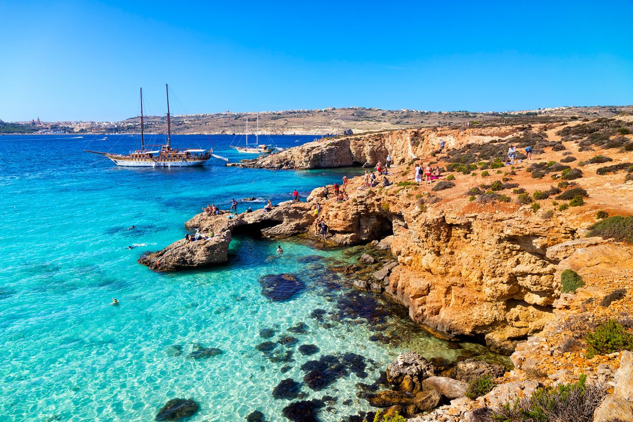 Most people come to Comino for the jaw-dropping Blue Lagoon.
