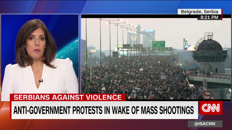 Anti-government protests in wake of mass shootings | CNN