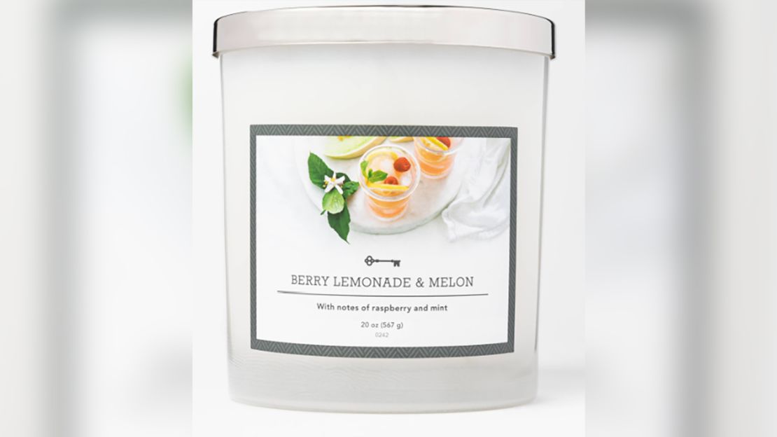This recall involves certain Threshold Glass Jar 5.5 ounce 1-Wick, 14 ounce 3-Wick and 20 ounce 3-Wick Candles in multiple scents. The recalled item numbers are printed on the bottom of the glass jars.