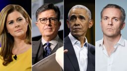 Russia has banned CNN anchor Erin Burnett, late-night host Stephen Colbert, former President Barack Obama and CNN reporter Nick Paton Walsh from entering the country.